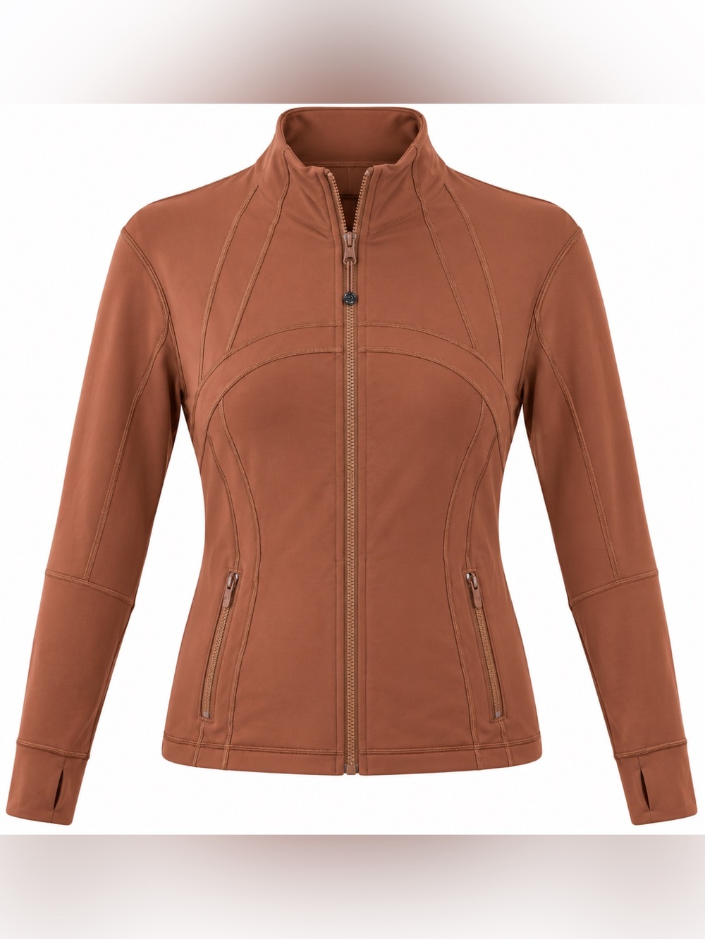 Lululemon Define Jacket Luon Roasted Brown 2022 Athletic Zip Jacket Size 12